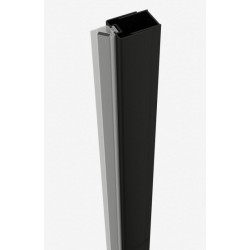 Fali rögzítő profil mágnescsíkkal, fekete
D1100B